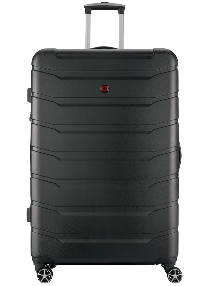 Wenger Vaiana 87 Cm Large 4-Double Wheeled Hardside Expandable Check-In Luggage Trolley Case - Black - Image 1